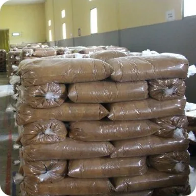 Arenga palm sugar in a food-grade PE bag
